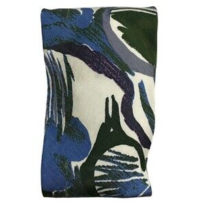 #7076 CEZANI Green Print Silk blend VTG Classic 3.75 inch Wide Mens Necktie